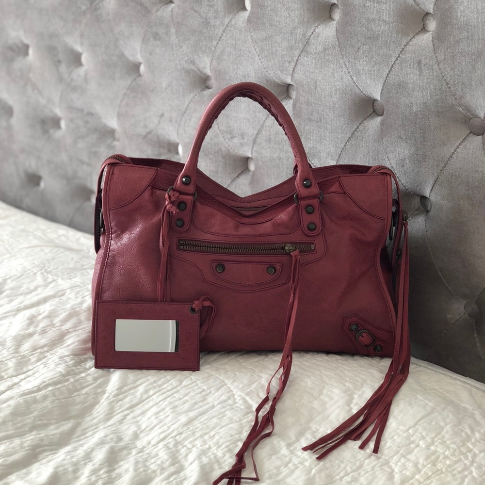 SOLD *AUTHENTIC* Balenciaga Motorcross City Bag - Picture 1 of 8